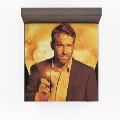 The Hitmans Wifes Bodyguard Movie Ryan Reynolds Fitted Sheet