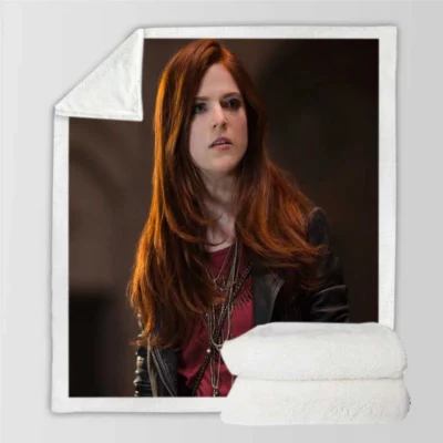 The Last Witch Hunter Movie Rose Leslie Sherpa Fleece Blanket