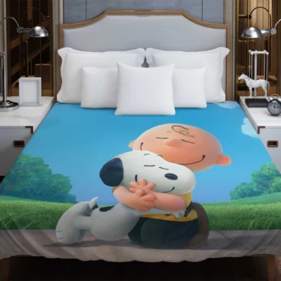 The Peanuts Movie Charlie Brown Snoopy Duvet Cover