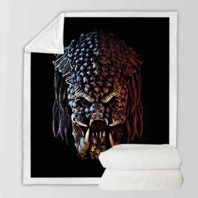 The Predator Movie Sherpa Fleece Blanket