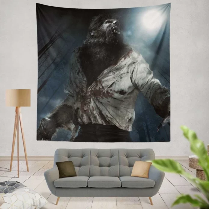 The Wolfman Movie Wall Hanging Tapestry