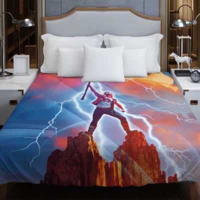 Thor Love and Thunder Movie Marvel Duvet Cover