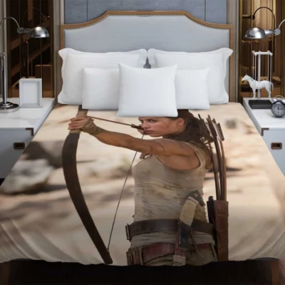 Tomb Raider Movie Alicia Vikander Lara Croft Duvet Cover