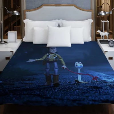 Toy Story 4 Movie Forky Woody Duvet Cover