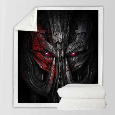 Transformers The Last Knight Movie Megatron Sherpa Fleece Blanket