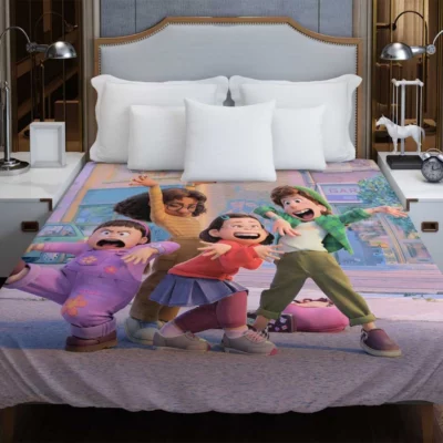 Turning Red Movie Comedy Fantasy Duvet Cover