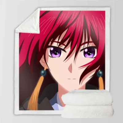 Yona Of The Dawn Anime Girl Sherpa Fleece Blanket