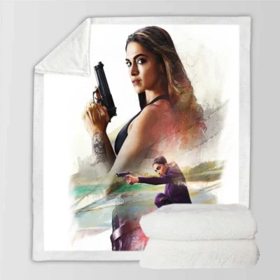 xXx Return of Xander Cage Movie Deepika Padukone Sherpa Fleece Blanket