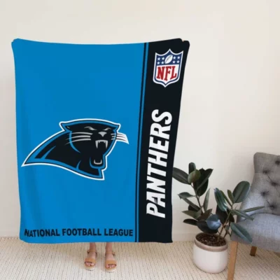NFL Carolina Panthers Throw Fleece Blanket