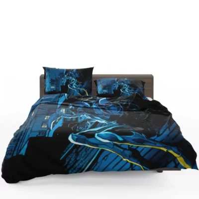 Blue Beetle Guardian of the City Bedding Set