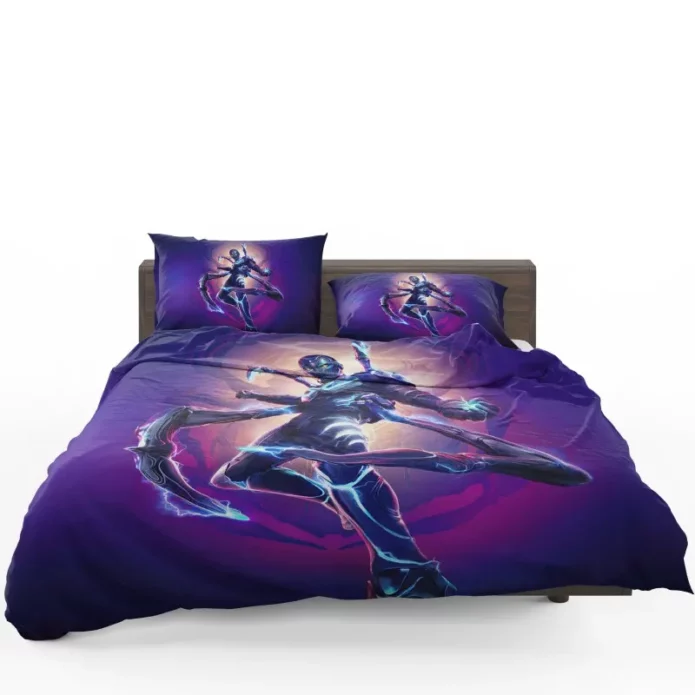 Blue Beetle Rise Of Hero Bedding Set