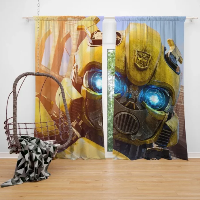 Bumblebee Rise Of The Autobots Window Curtain