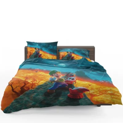 Luigi Mario Bros Adventure Begins Bedding Set