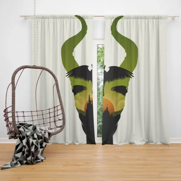 Maleficent Mistress Of Evils Return Window Curtain