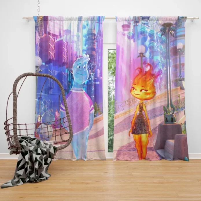 The Elemental Chronicles Window Curtain