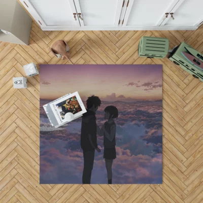 A Love Beyond Time Your Name Anime Rug