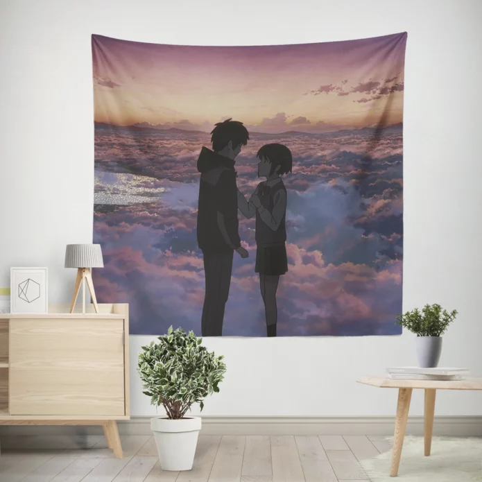 A Love Beyond Time Your Name Anime Wall Tapestry