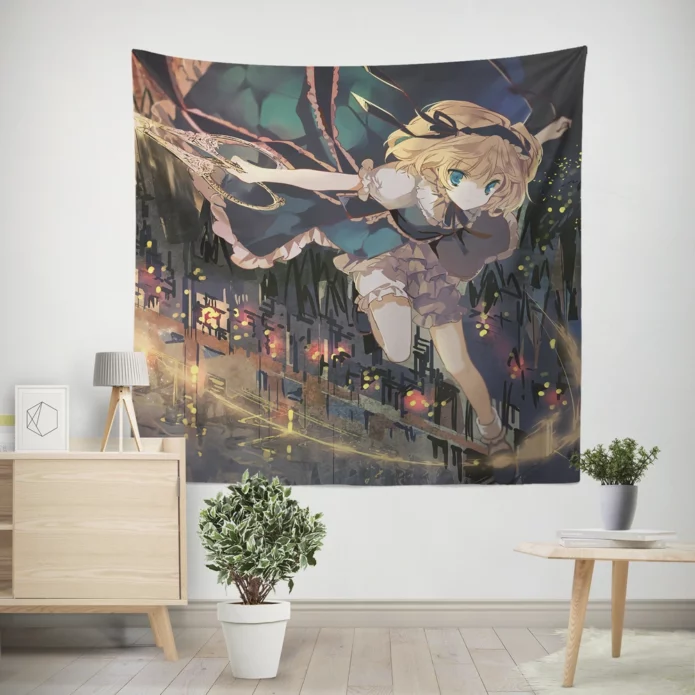 Alice Margatroid Manga Touhou Anime Wall Tapestry