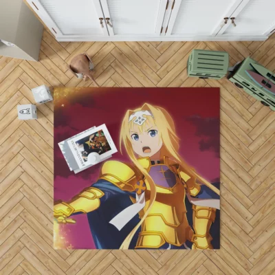 Alice Zuberg Sword Art Online Heroine Anime Rug