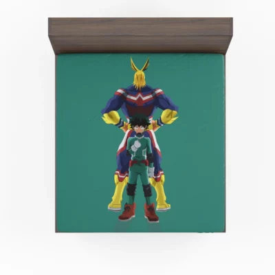 All Might and Izuku Unbreakable Bond Anime Fitted Sheet