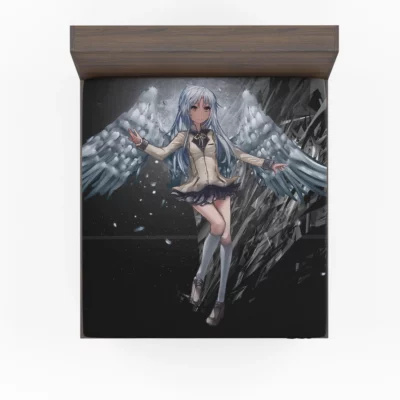 Angelic Wings Kanade Tachibana Anime Fitted Sheet