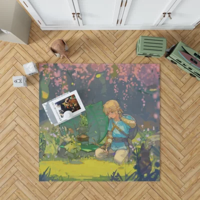 Anime Breath of the Wild Link Odyssey Rug