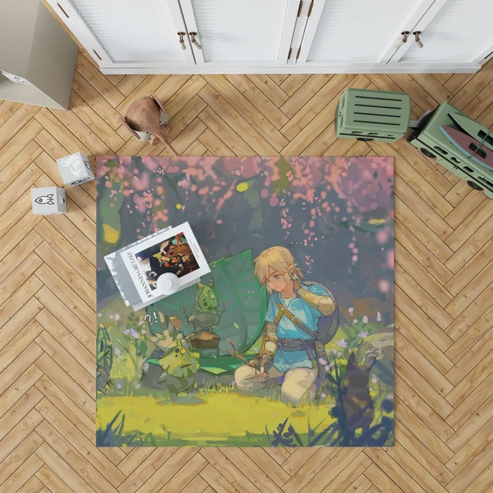 Anime Breath Of The Wild Link Odyssey Rug