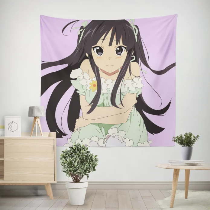 Anime K-On Mio Akiyama Wall Tapestry