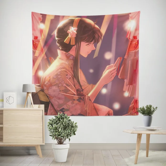 Anime Spy X Family Yor Forger Wall Tapestry