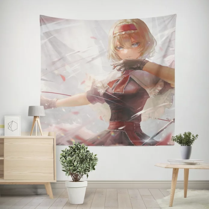 Anime Touhou Alice Margatroid Wall Tapestry