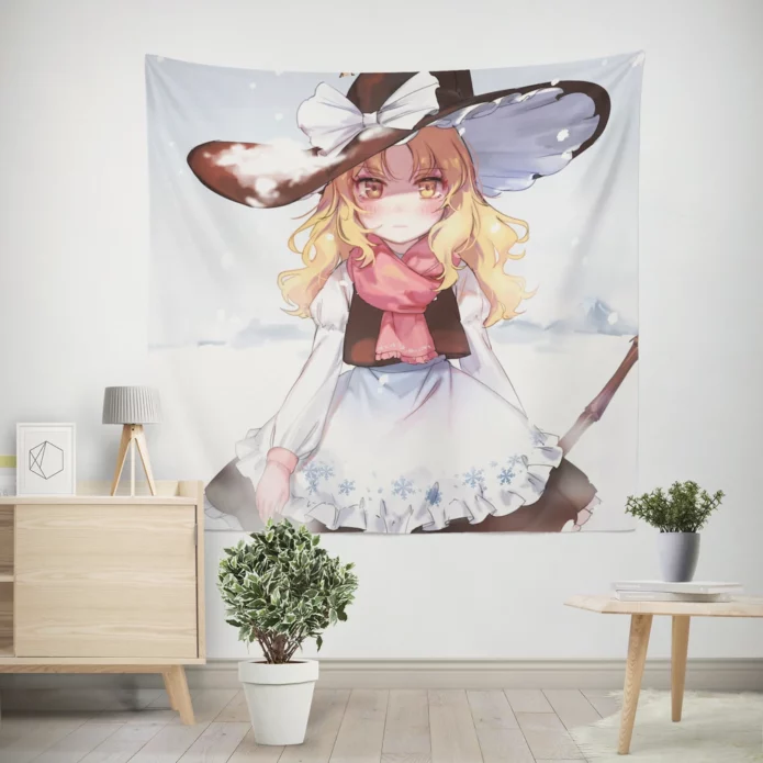 Anime Wonders Touhou Marisa Kirisame Wall Tapestry