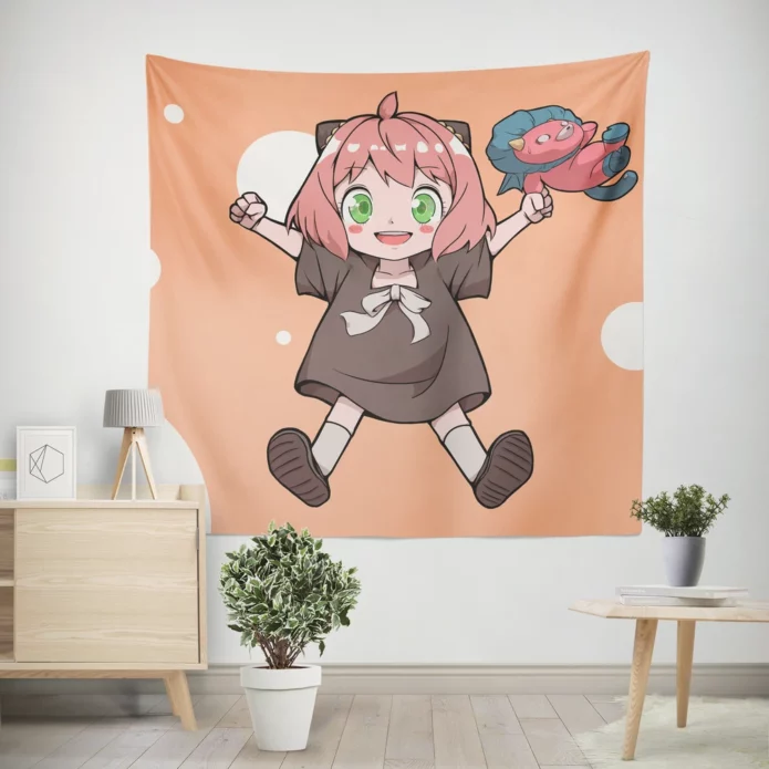 Anya Forger Spy X Chronicles Anime Wall Tapestry