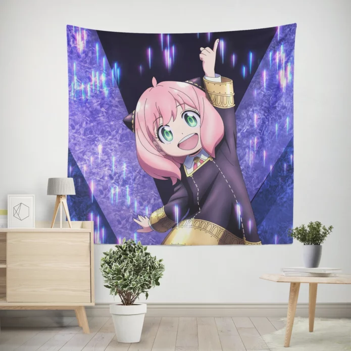 Anya Forger Spy X Odyssey Anime Wall Tapestry