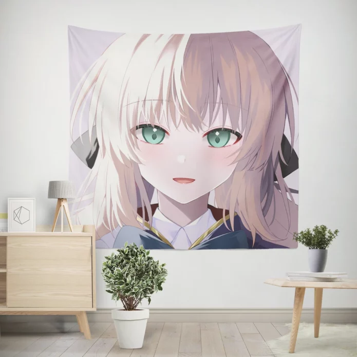 Artoria Caster Chronicles Fate Series Unveiled Anime Wall Tapestry