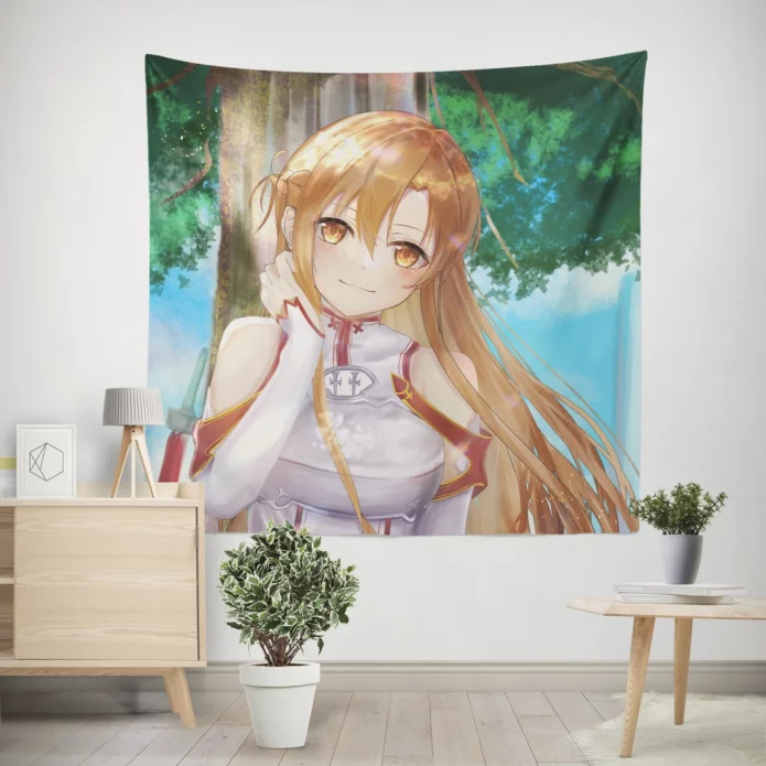 Asuna Odyssey Sword Art Online Adventure Anime Wall Tapestry