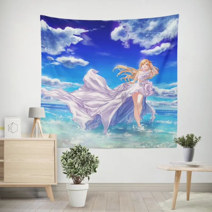 Asuna Odyssey Sword Art Online Chronicles Anime Wall Tapestry