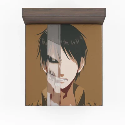 Attack On Titan Eren Epic Anime Saga Fitted Sheet