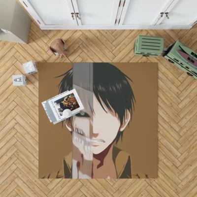 Attack On Titan Eren Epic Anime Saga Rug