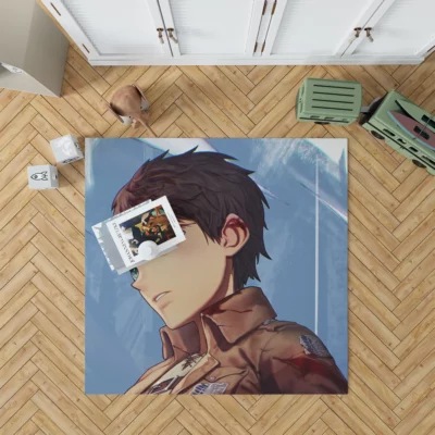 Attack Titan Eren Heroic Saga Anime Rug