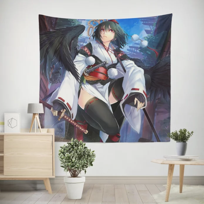 Aya Shameimaru Touhou Project Anime Wall Tapestry