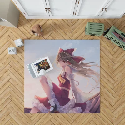 Beyond Boundaries Touhou with Reimu Hakurei Anime Rug