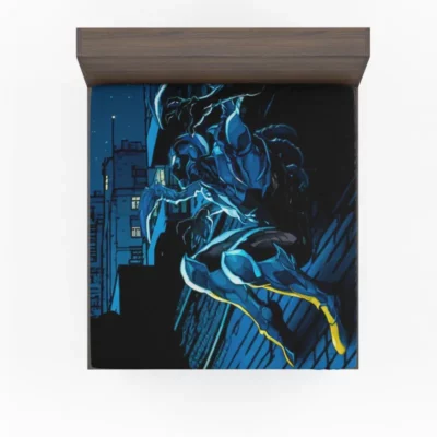 Blue Beetle Guardian of the City Fitted Sheet