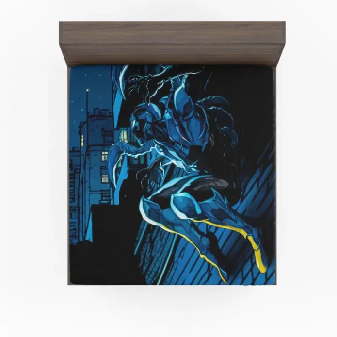 Blue Beetle Guardian Of The City Fitted Sheet