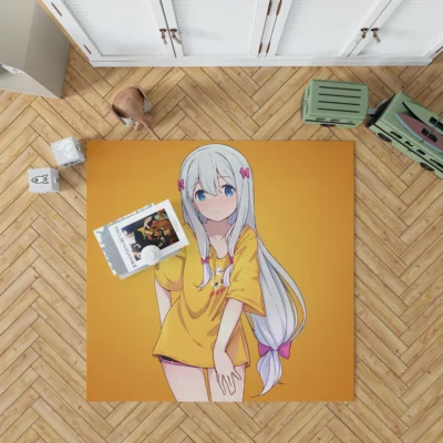 Blue-Eyed Sagiri EroManga Art Anime Rug