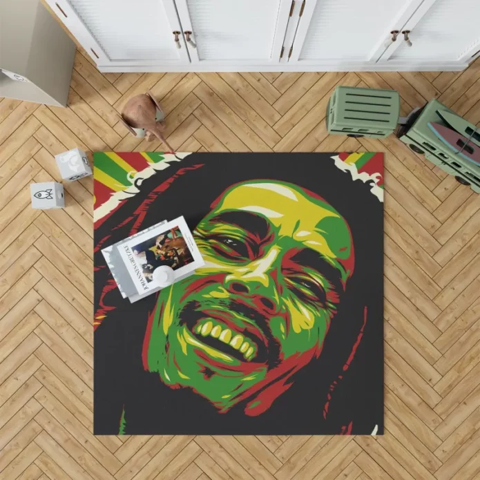 Bob Marleys Abstract Rhapsody Rug
