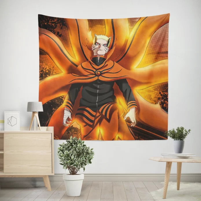 Boruto Legacy Baryon Vs Naruto Anime Wall Tapestry