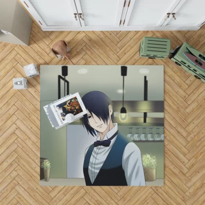 Boruto Ninja Path Uchiha Sasuke Tale Anime Rug