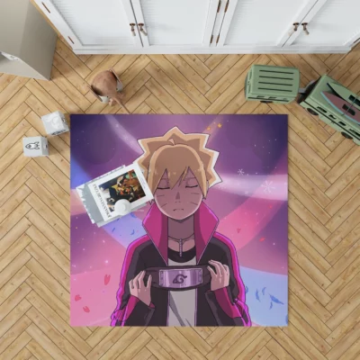 Boruto Uzumaki Embracing Destiny Anime Rug