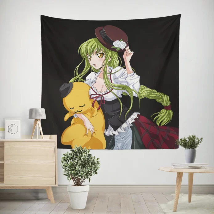 Cc Of Code Geass Mysterious Beauty Anime Wall Tapestry