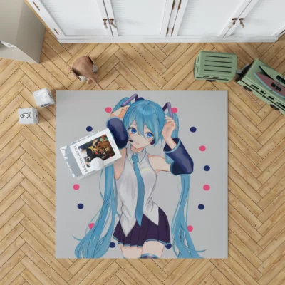 Celestial Notes Hatsune Miku Anime Magic Rug